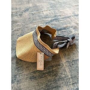 NWT! Aynil Foldable Straw Sun Visor